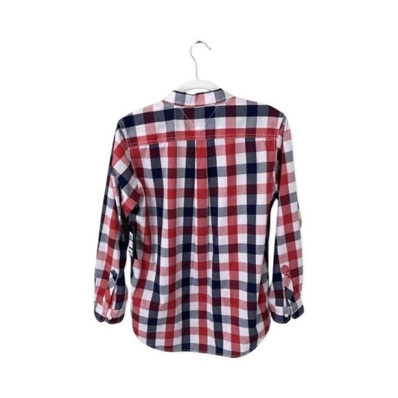 Tommy Hilfiger NWT Boy's Plaid Button Down Dress Shirt Size XL (20) - Picture 2 of 7